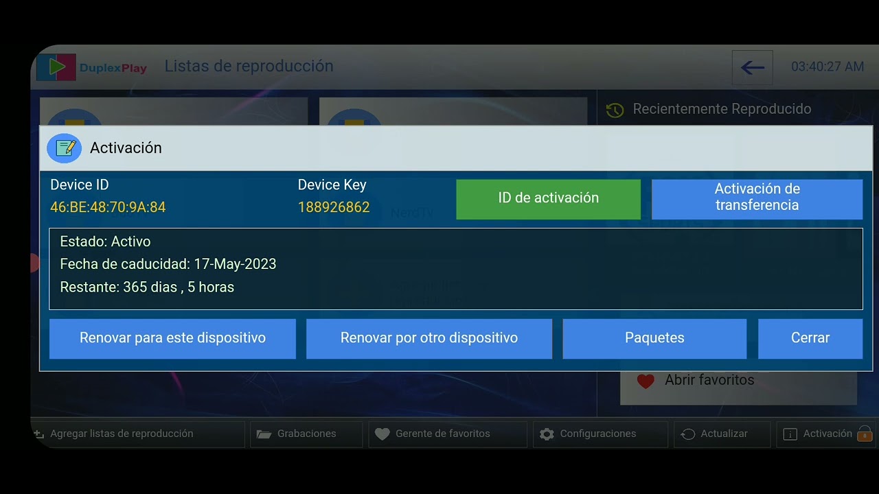 Como vincular la programaci&oacute;n con la aplicaci&oacute;n d&uacute;plex Play.