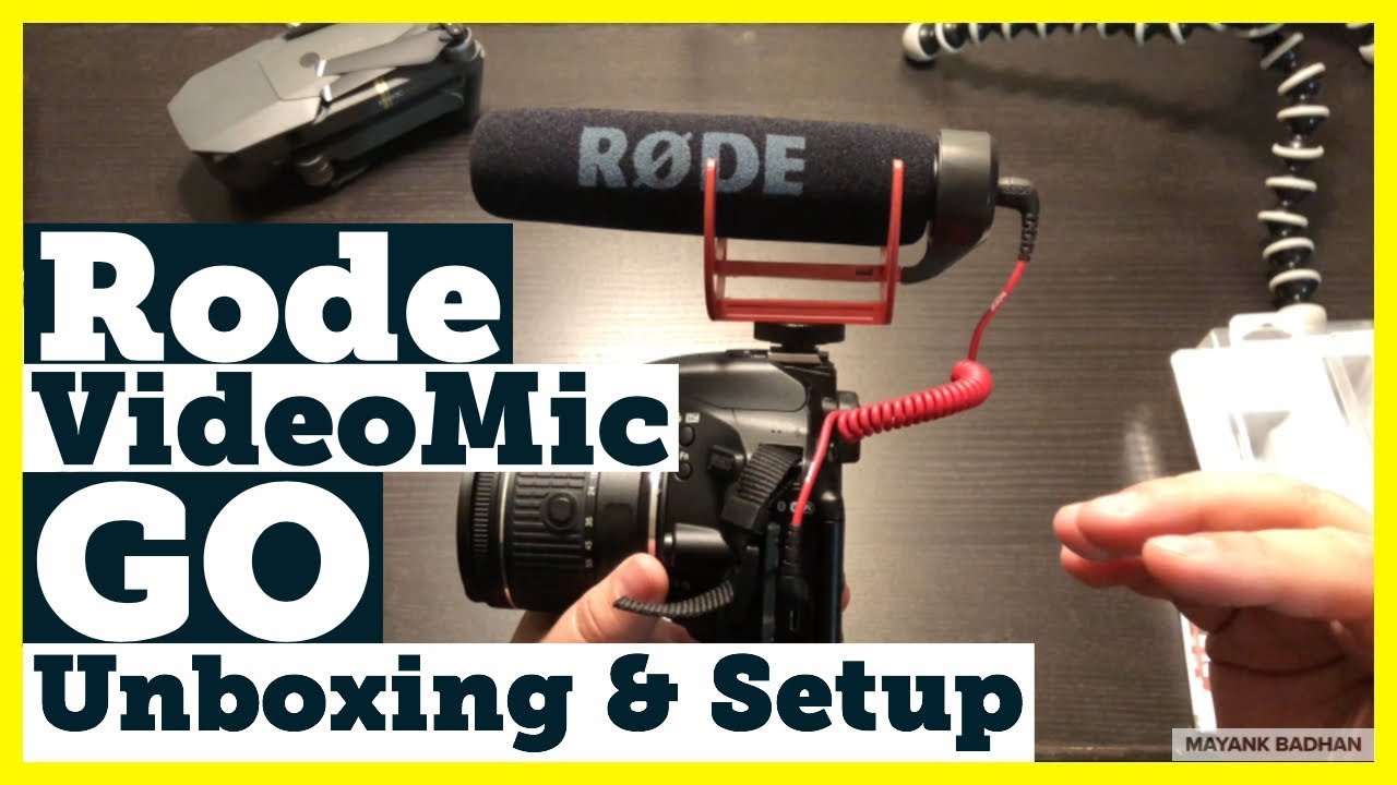 Rode VideoMic GO Unboxing And Setup