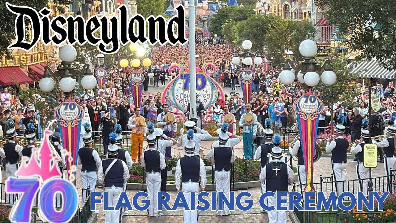 Disneyland Flag Raising Ceremony | July 17th, 2025 | Disneyland 70th Anniversary