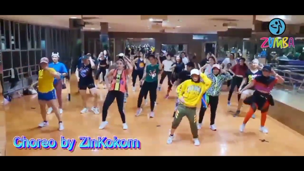 ZAKIA (Remix) - Achmad Albar Zumba I Tiktok viral - choreo Zin Kokom