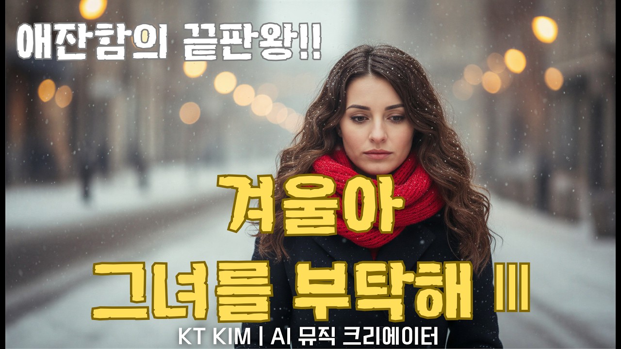 ❄️ 겨울아 그녀를 부탁해 Ⅲ | 애잔함의 끝판왕!! |AI 뮤직 크리에이터 KT KIM이 만들어 가는 새로운 음악 세상!!