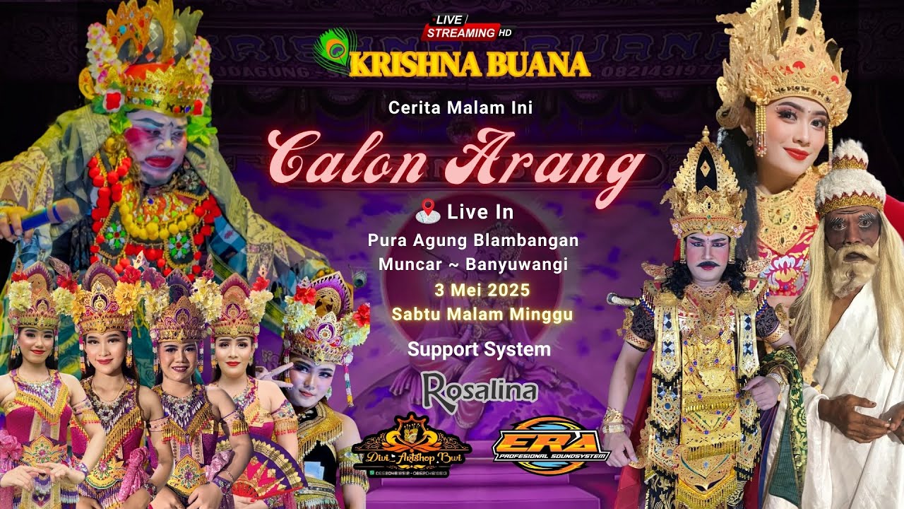 Calon Arang l KRISHNA BUANA (LIVE.Pura Agung Blambangan).