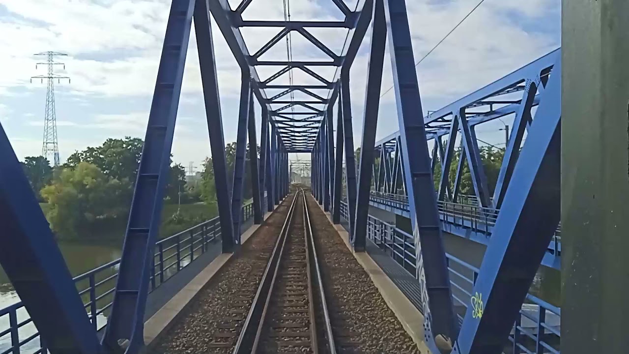 Odcinek Wrocław Główny - Rawicz z tyłu IC Malczewski [Rearview]