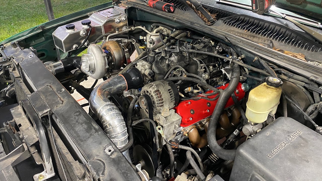 Turbo LS street truck. Building the turbo kit