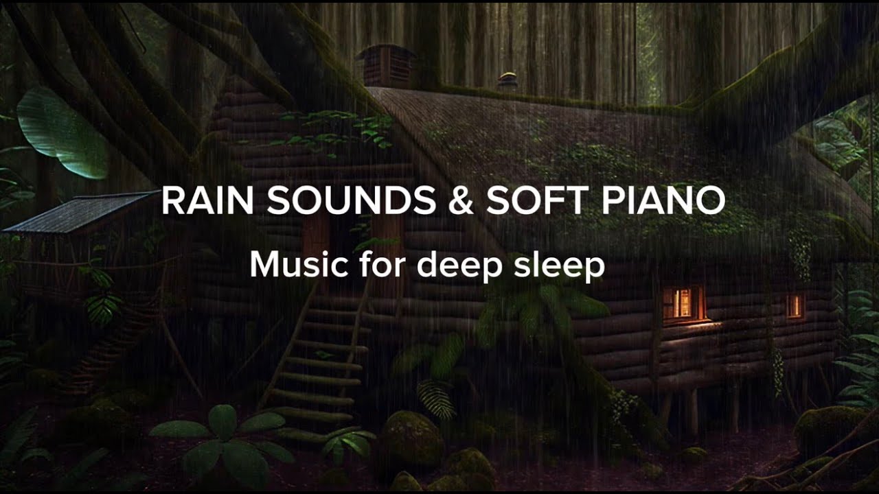 Where Rain Meets Piano | Let Go, Relax, and Sleep in the Forest