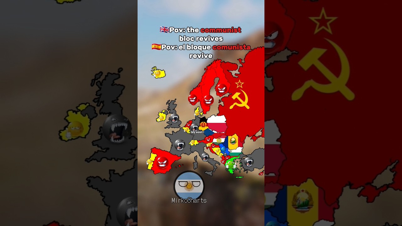 Pov: the communist bloc revives #europe #map #geography #mapping #history #edit #war #shorts #fyp