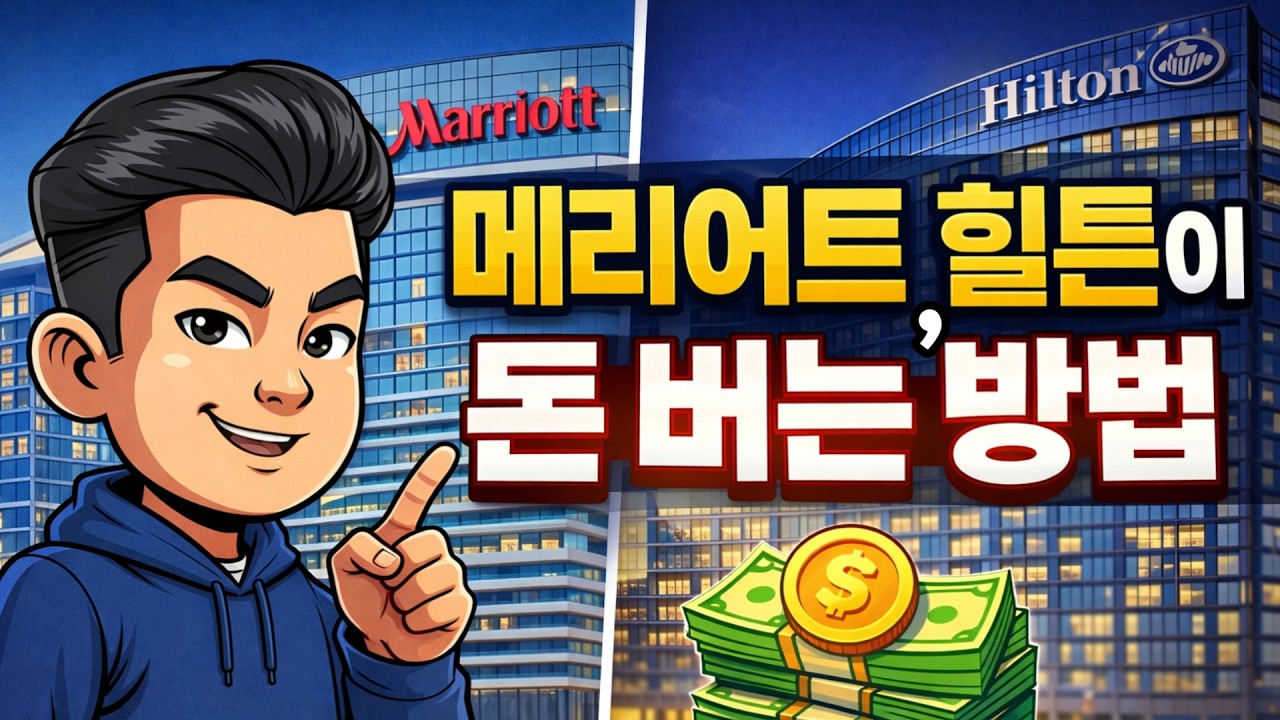 건물 하나 없어도 조 단위로 번다? 메리어트와 힐튼이 돈을 버는 진짜 방법