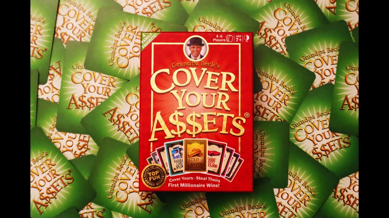COVER YOUR ASSETS - 'cause if you don't someone will STEAL them - a fun, competitive family game!