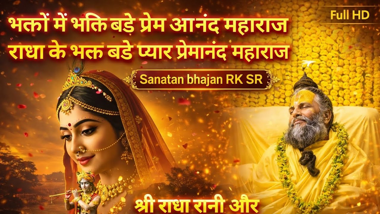 भक्तों में भक्ति बड़े प्रेम आनंद महाराज | कलयुग में राम नाम का सहारा | Premanand Ji Maharaj Bhajan