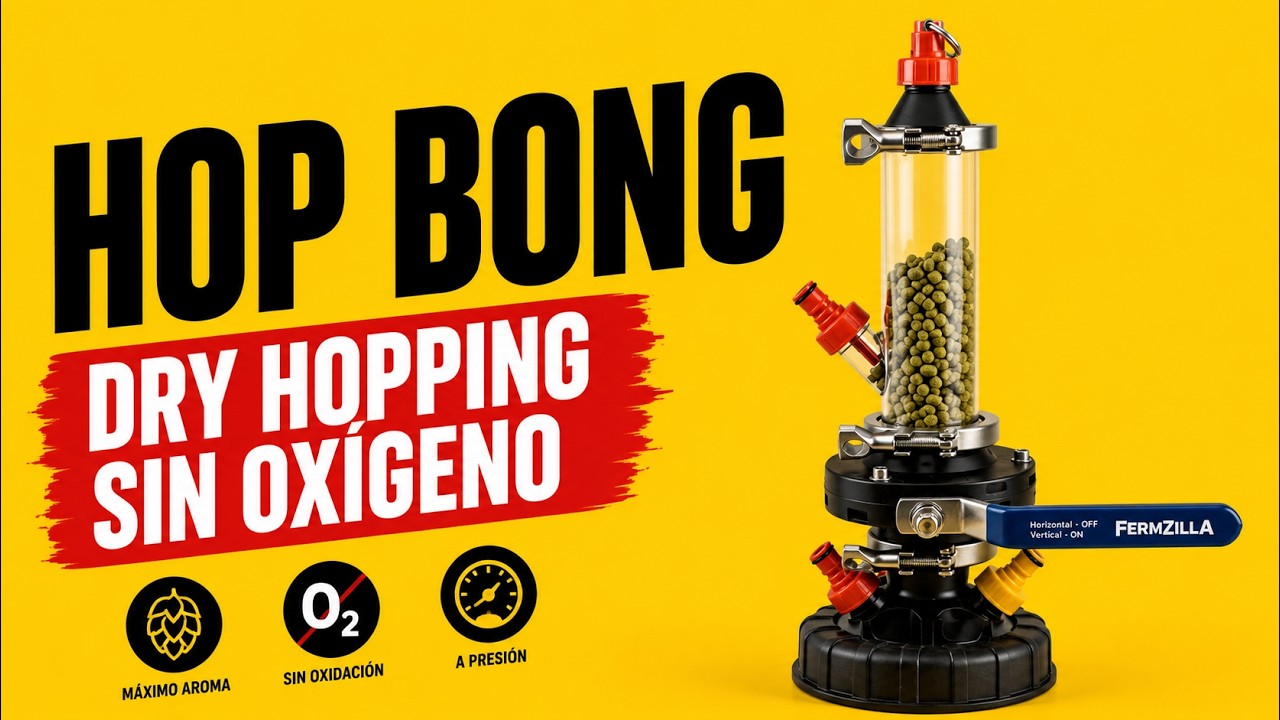 C&Oacute;MO UTILIZAR EL HOP BONG EN NUESTRO FERMZILLA / Cerveza Artesanal