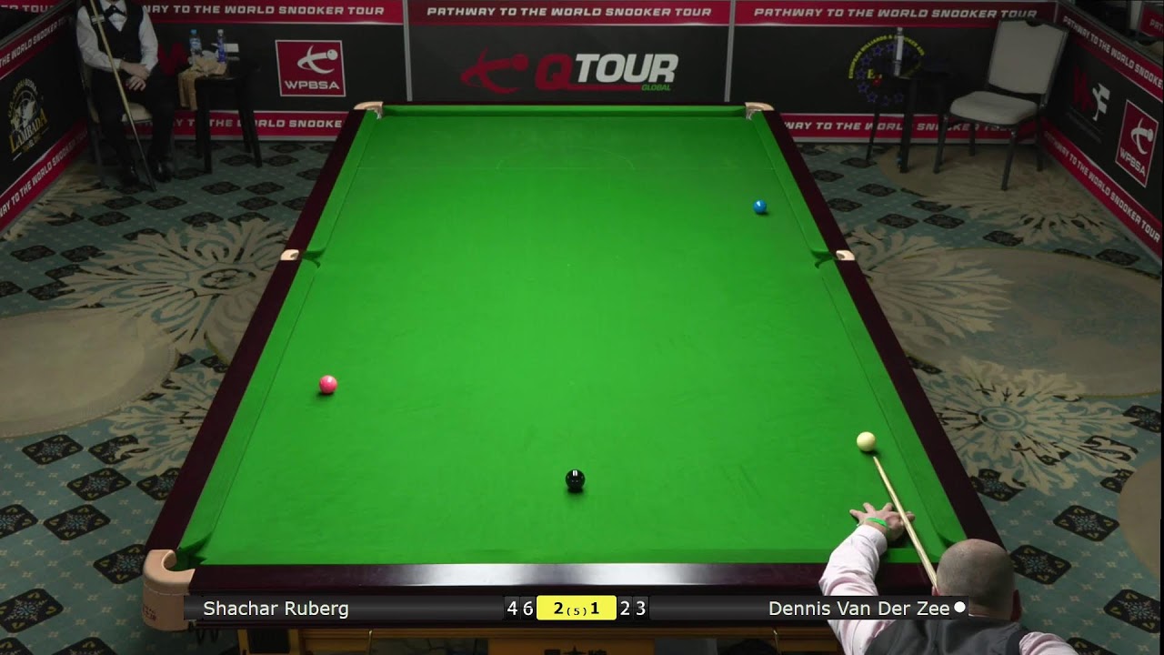 European Snooker Championships - Men Groups: Shachar Ruberg vs Dennis Van Der Zee