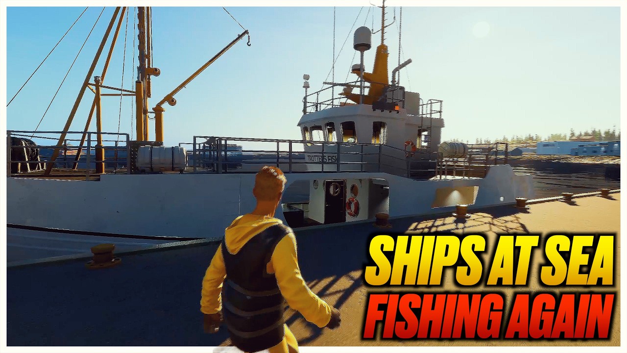Пробую рыбалку в грядущем обновлении Ships At Sea v0.8.6.