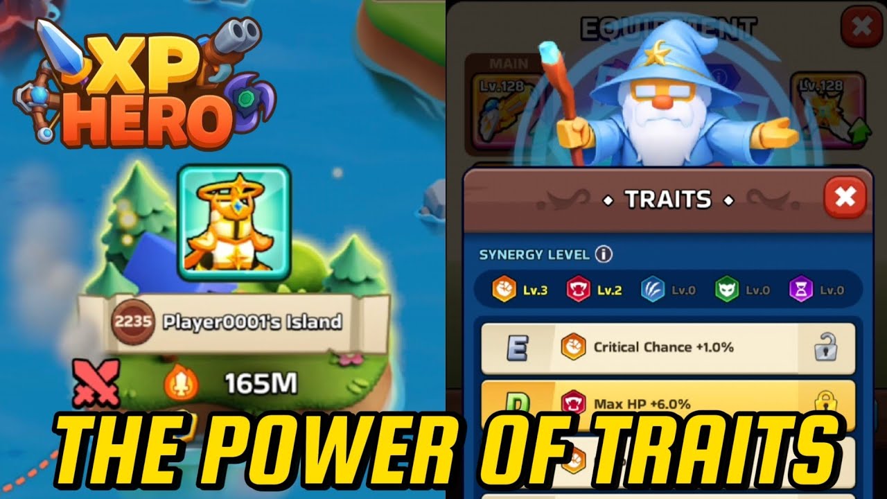 FIND THE BEST SYNERGY LEVEL USE THE TRAITS ‼️ XP HERO