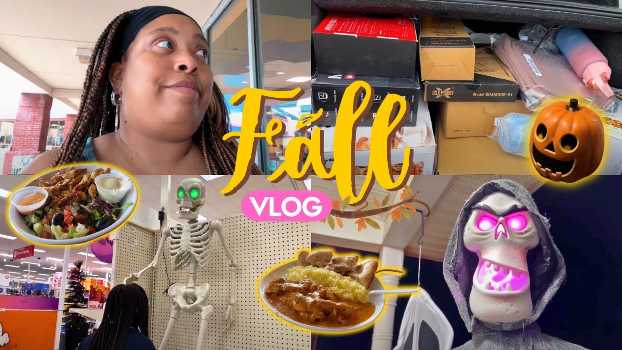 FALL VLOG 🍁 $15 Bargain Bin Shopping +Target  & More! #vlog ✨ 🛍️