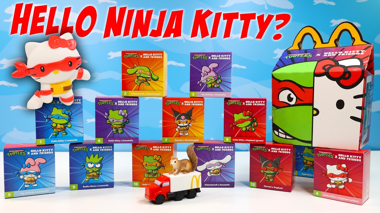 Teenage Mutant Ninja Turtles X Hello Kitty and Friends Happy Meal: The Weirdest Toy Combo Ever!