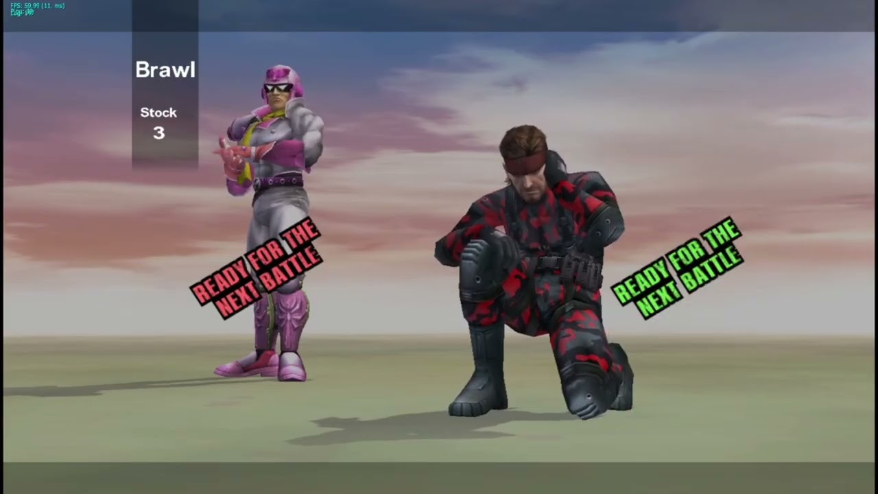 SSBB- CU Fernando (Captain Falcon) vs. Isaiah (Snake)