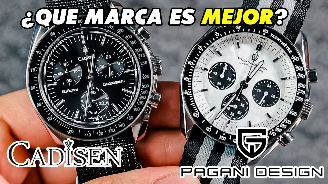 ¿Que Marca Tiene el Mejor Moonwatch? (Cadisen VS Pagani Design) #aliexpress #aliexpresshaul