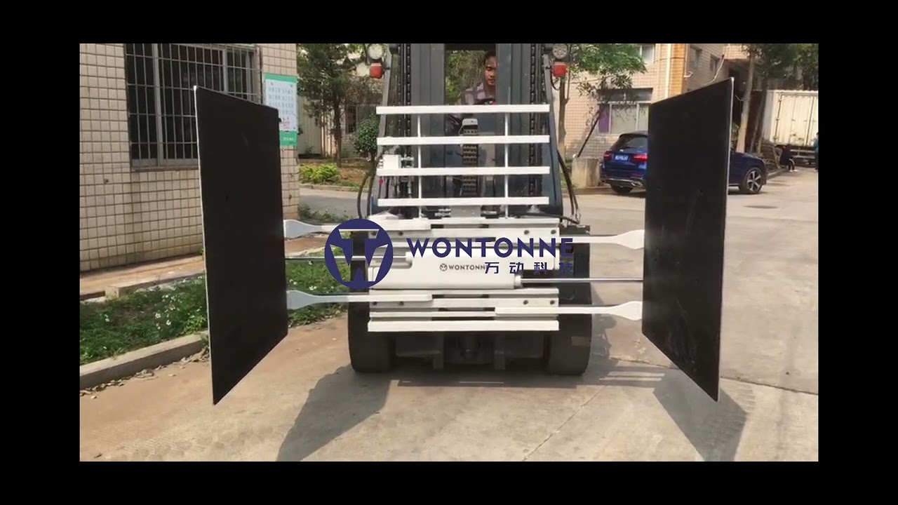 Carton clamp palletless handle home appliances