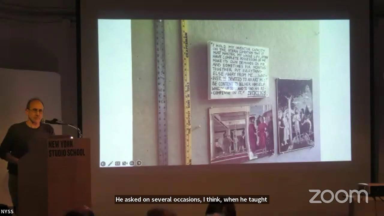Harry Cooper on Philip Guston | New York Studio School