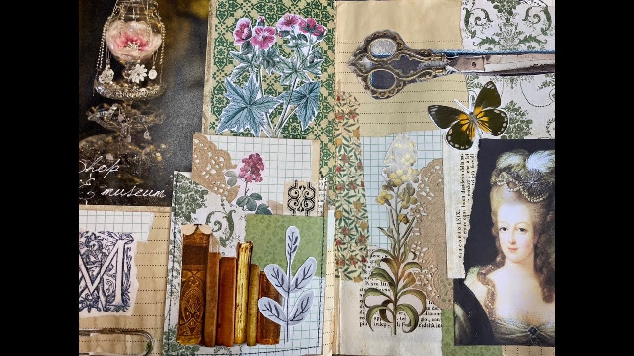Craft with me | 5 prompt weekly collage challenge #2020c09 | Margarete Miller