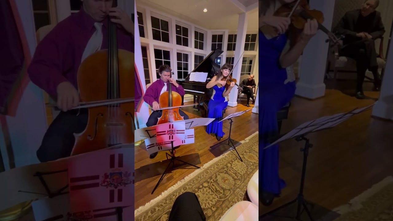 Latvian Independence Day🇱🇻￼ “Sentimental Waltz”￼ by E. Dārziņš. Aija Izaks and Louis-Marie Fardet 