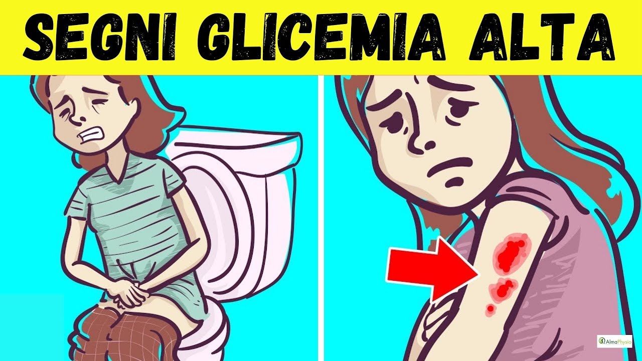 10 segni di LIVELLI ALTI di ZUCCHERO nel SANGUE