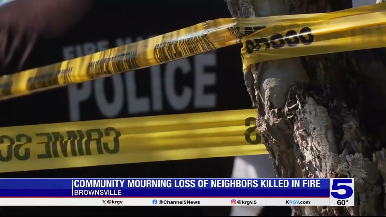 Residents in Brownsville neighborhood grieving after mobile home fire kills 2 men