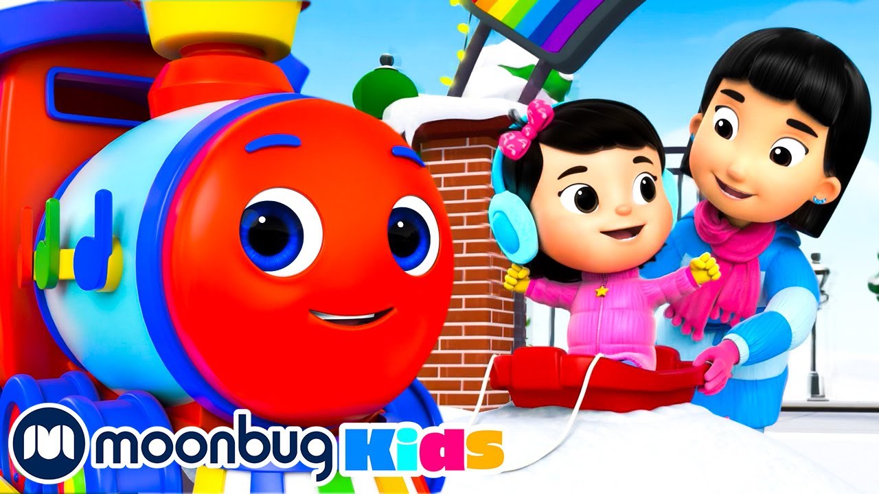 Jingle Bells (New Models) | Fun Songs |Sing Along|Moonbug Kids Learn English & Karaoke Time