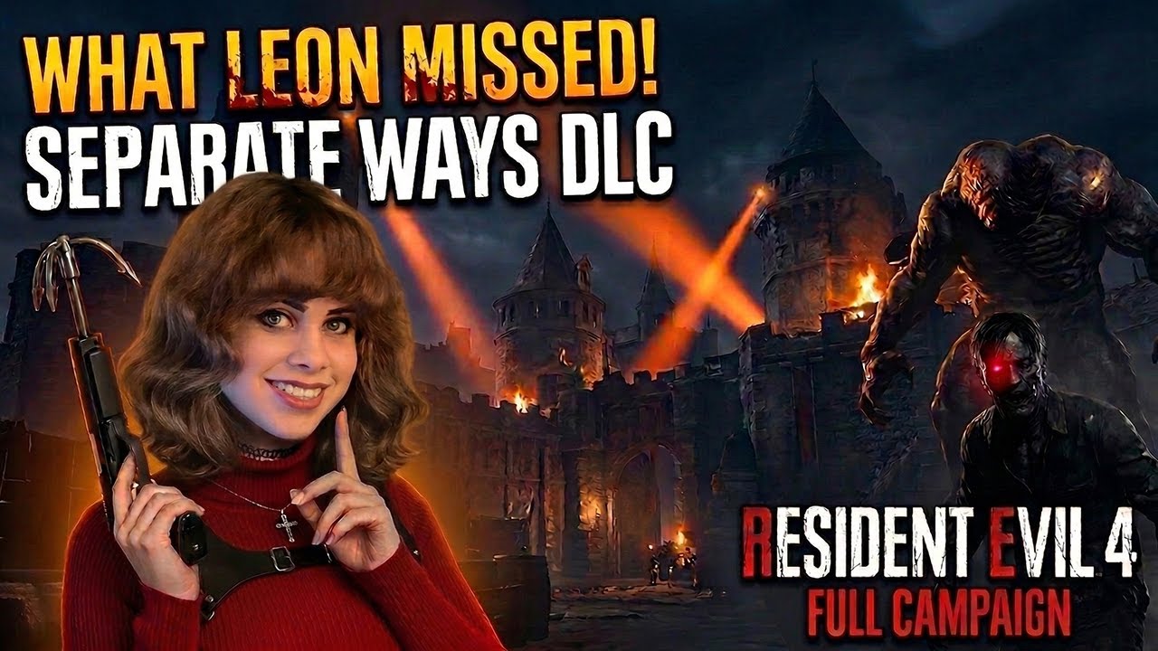 (Part 3)Beating SEPARATE WAYS in ONE Sitting! | Resident Evil 4 DLC