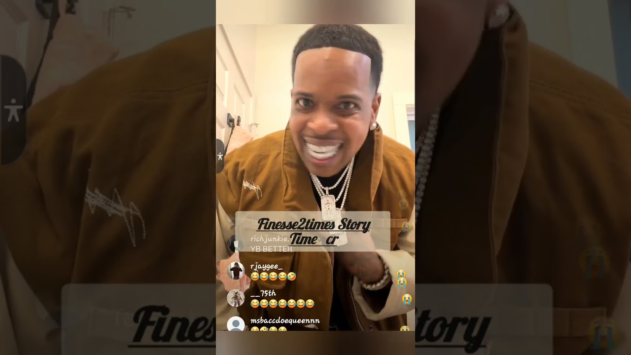 Finesse2times Goes Live Talks About moneybag,jr,God,and boogie and more 