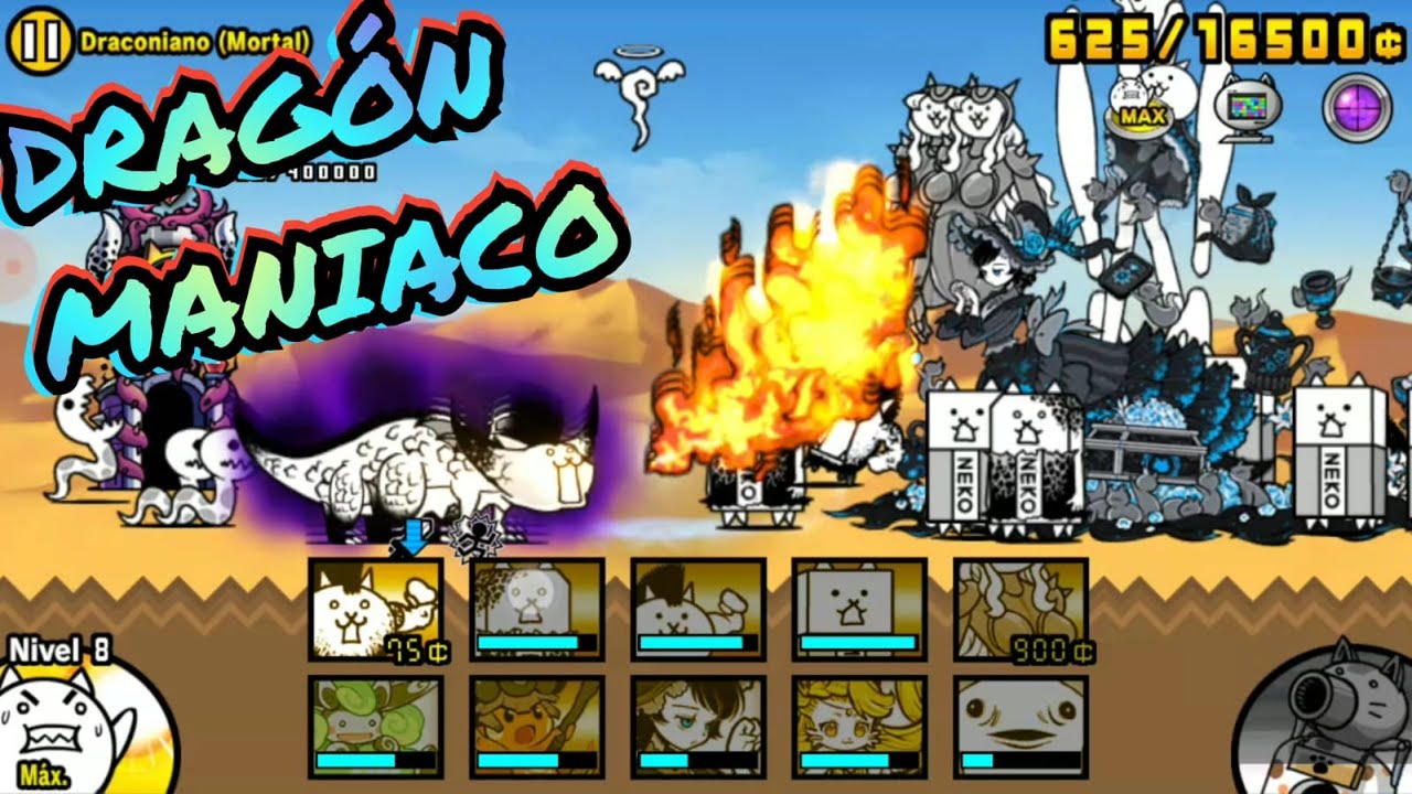 EL DRAGON MANIACO NO QUIERE SER MI AMIGO xC | THE BATTLE CATS