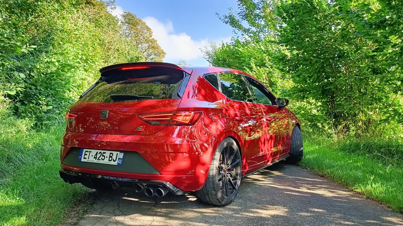 Seat Leon CUPRA 300 by Milltek Sport Exhaust - LOUD Crackle, Accelerations & Inside Drive !!