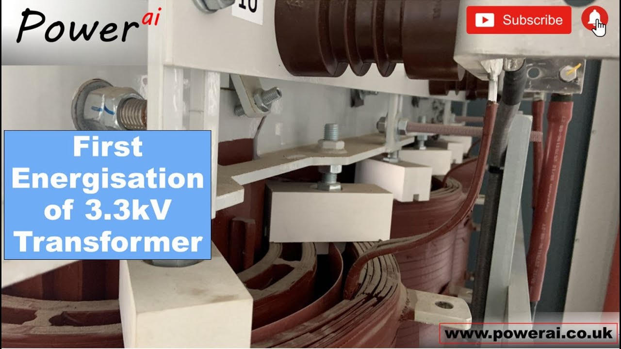 First Energisation of a 3.3/0.69kV Cast Resin Transformer