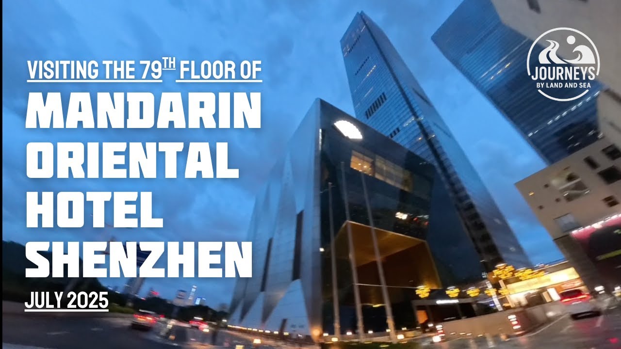 Visiting the 79th floor of Oriental Mandarin Hotel Shenzhen, China