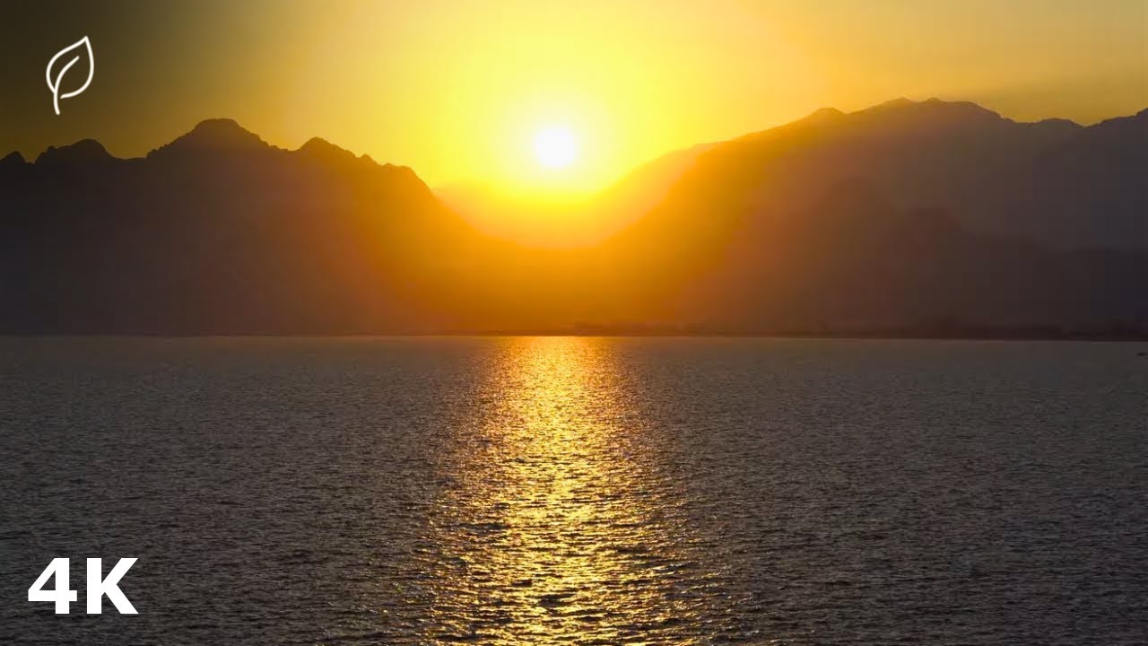 Sundown Serenity — 4K Sunset Meditation Music for Deep Relaxation and Peaceful Mind (1 Hour)