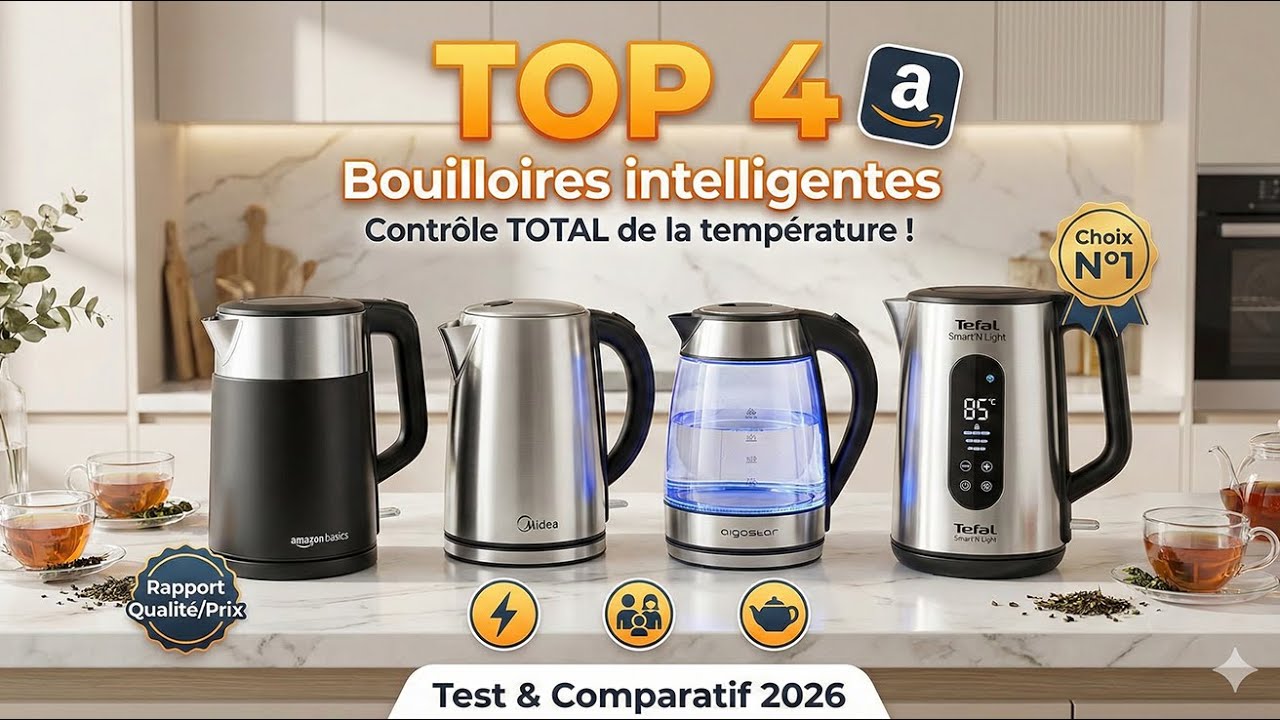 Le top 4 meilleure bouilloire &agrave; temp&eacute;rature r&eacute;glable | Comparatif complet