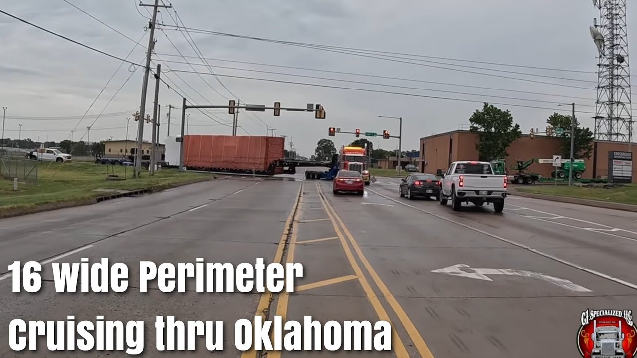 HEAVY HAUL#81 240k lbs 16 WIDE THRU OKLAHOMA!!!👀🫨