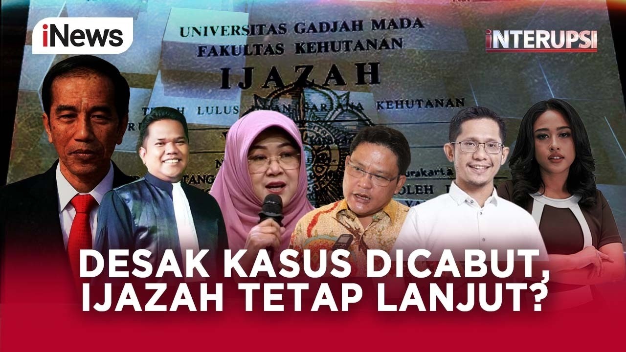 🔴ROY SURYO CS Desak Kasus Dicabut, Ijazah Tetap Lanjut? | Interupsi 19/2
