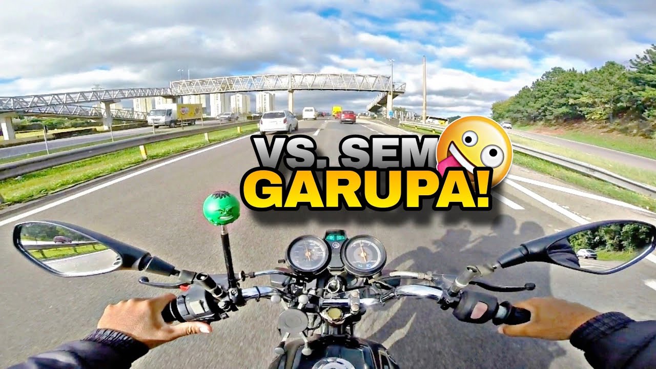 YAMAHA YBR 125 NA RODOVIA  COM GARUPA vale a pena?✅