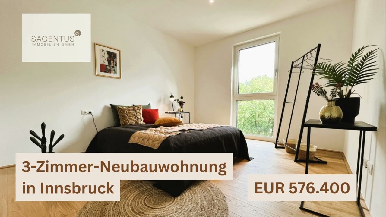 3-Zimmer-Neubau-Wohnung in Innsbruck zu kaufen