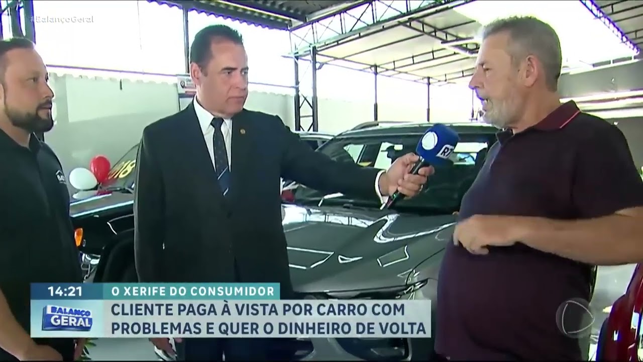 XERIFE NA ÁREA! Cliente compra carro à vista com defeito e agência nega ressarcimento. Acompanhem!