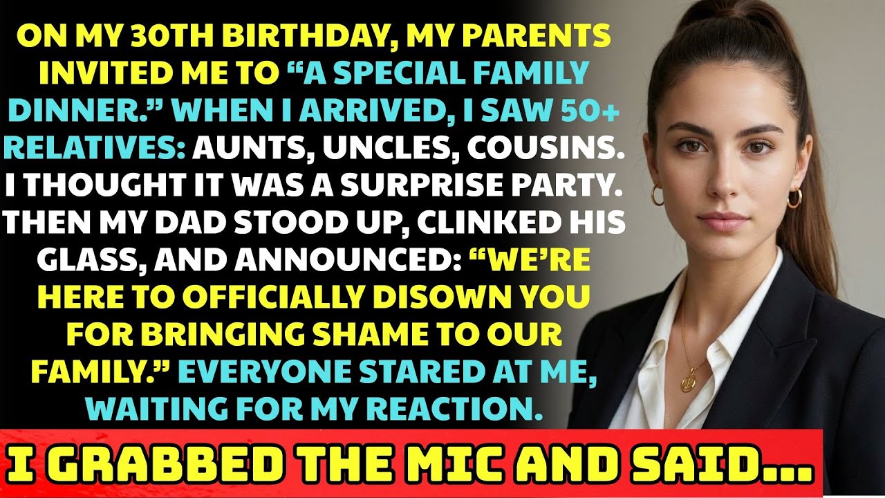 My Parents Tried To Disown Me At My 30th Birthday—So I Grabbed The Mic And Said...| Family Story