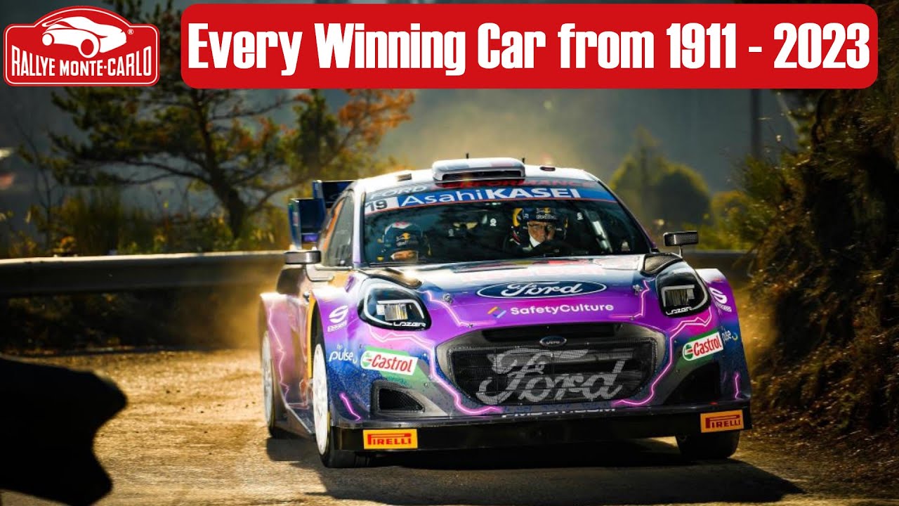 THE OLDEST RALLY IN THE WORLD | Rallye Monte Carlo | Every Winning Car ( 1911 - 2023 )