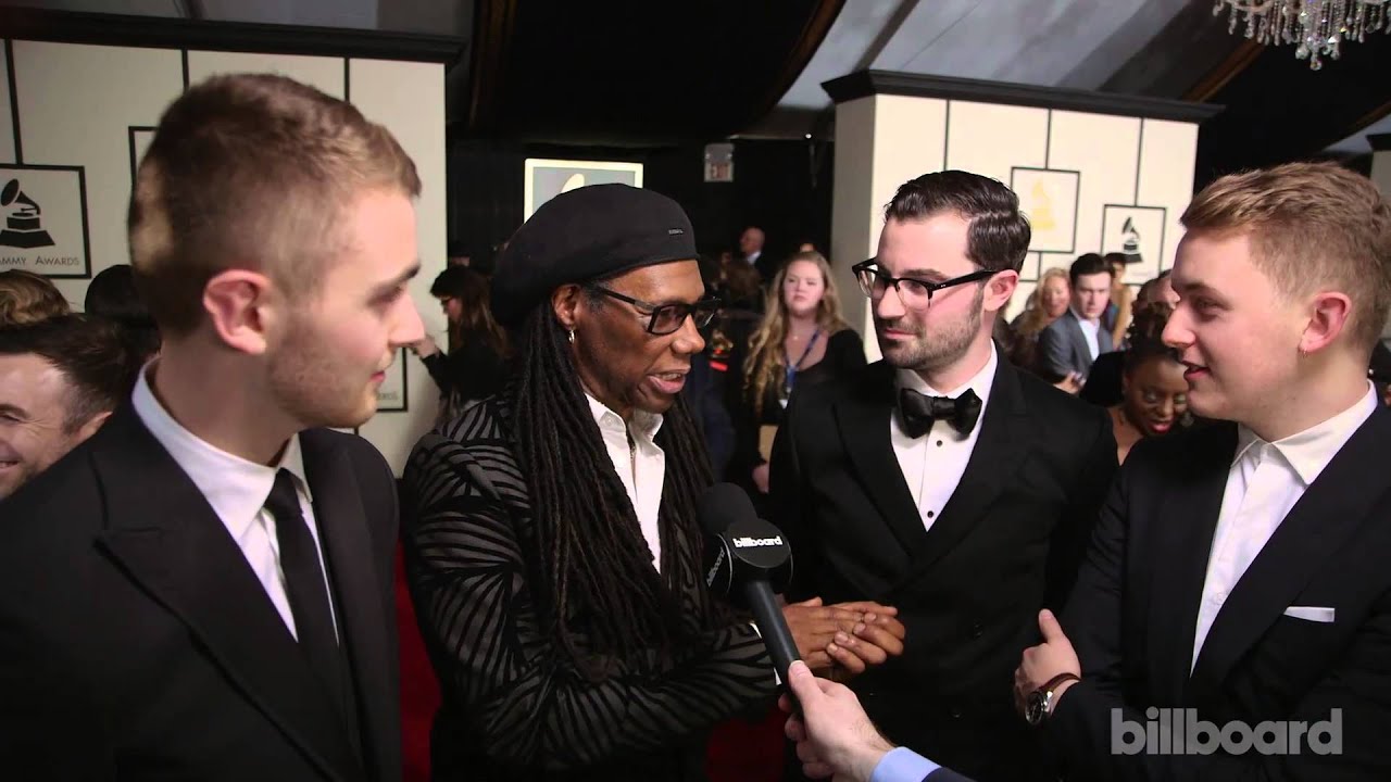Disclosure, Nile Rodgers, & Jimmy Napes: The 2015 GRAMMYs Red Carpet