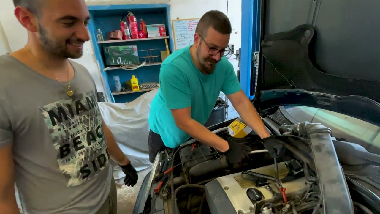 Гаражни Премеждия ЕП.32 Mercedes W202 Щекери и кабели на бобини, Subaru Justy лек маховик и ролки