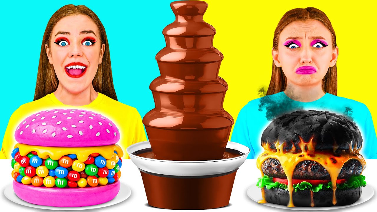 Chocolate Fountain Fondue Challenge | Awesome Kitchen Tricks
