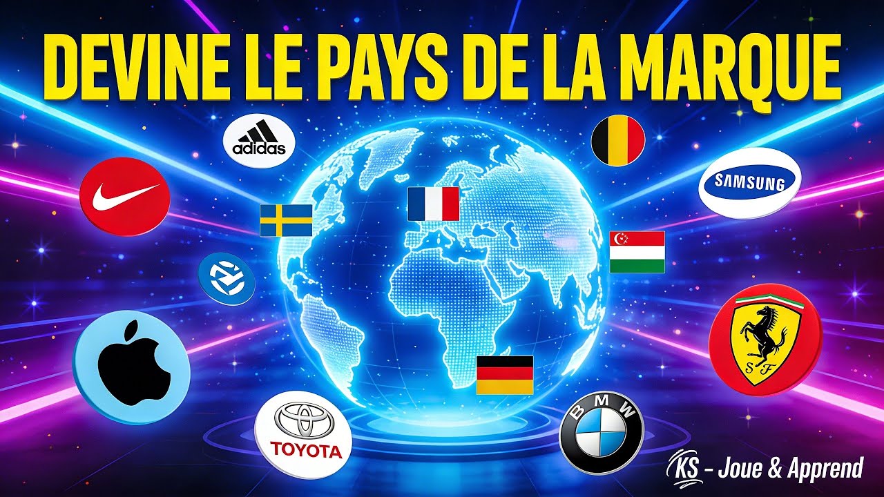 DEVINE LE PAYS D'ORIGINE DE CES MARQUES CELEBRES ! 🌍