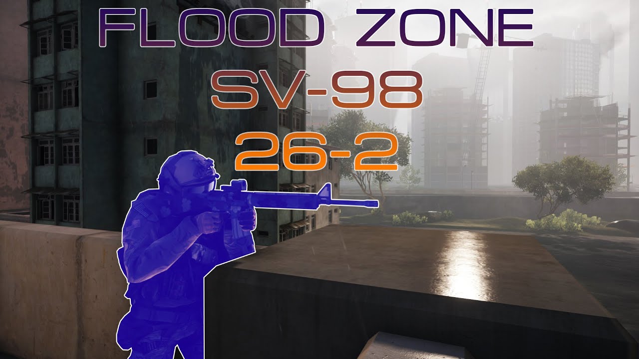 Battlefield 4 | PC | Gameplay w/ SV-98 on Flood Zone | 26-2