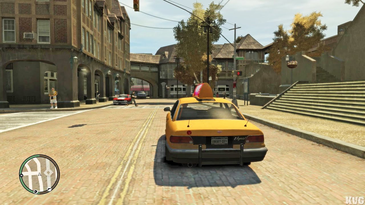 Grand Theft Auto 4 - Vapid Taxi - Gameplay (PC UHD) [4K60FPS]