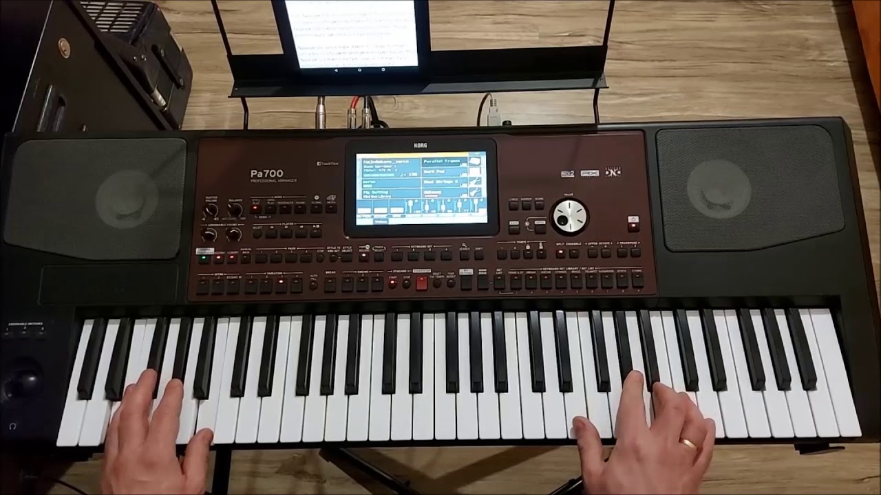 Milano-Największe serce cover Łukasz Korg Pa -700